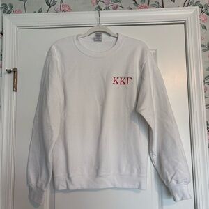 EUC Kappa Kappa Gamma Christmas Whale Sweatshirt Size S